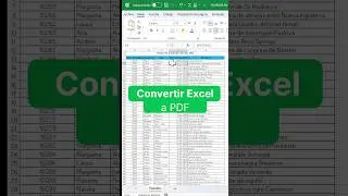 Convertir EXCEL a PDF sin que se CORTE #excel #microsoftexcel #excelavanzado