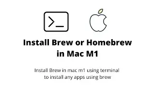 Install Brew on Mac M1 | Install Homebrew Mac M1 | Macbook Monetery using Terminal