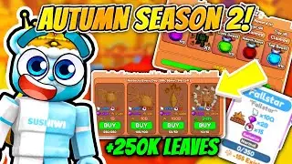 👀🍂 UNLOCKED MAX AUTUMN SEASON 2 EVENT PASS! (Divine Tappers Roblox)