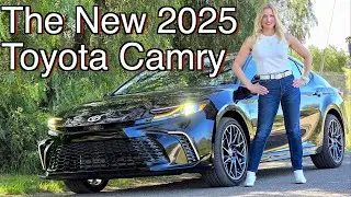 The new 2025 Toyota Camry review // The mid-size sedan king gets better!