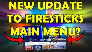 🔥 FIRST LOOK: New Update To Firestick Main Menu Screen (New Icon Bar Layout) 🔥