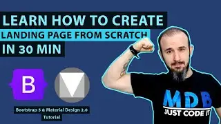 Landing Page with Bootstrap 5 & Material Design 2.0 (MDB 5 tutorial)