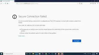 How to Fix Firefox Error ‘ SEC_ERROR_OCSP_FUTURE_RESPONSE ’