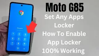 Moto G85 Any Apl Lock Enable Disable | How To Setup App Locker