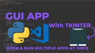 How to Run Multiple Programs with python GUI app | Python Projects