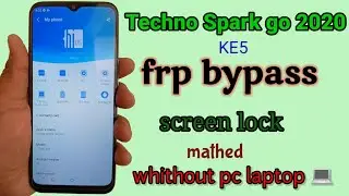 tecno spark go2020 frp bypass|techno KE5 frp remove