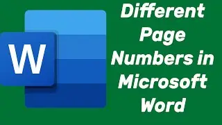 How to Insert Page Numbers both Roman Numerals and Figures in Microsoft word (2024)?