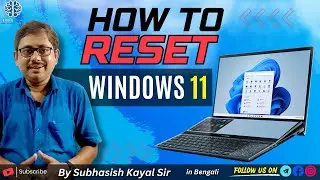 How to RESET WINDOWS 11|windows 11 settings Brainwave educom