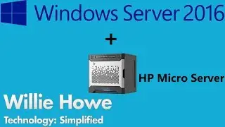 Windows Server 2016 on HP Micro Server