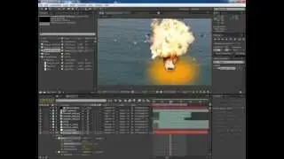 Tutorial: VFX Integration Compositing a Boat Explosion with 3ds Max FumeFX and AE - Video 4