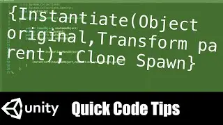 Instantiate GameObject in unity You can Clone or spawn objects with this C# code line.