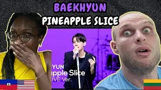 REACTION TO BAEKHYUN (백현) - Pineapple Slice (Band LIVE Concert at it's Live) | FIRST TIME WATCHING