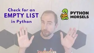 Checking for an empty list in Python