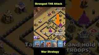 TH8 Strongest War Strategy 2022 - Satisfying triples everytime