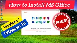 How to Install MS Office for Free | Install MS Word | MS Powerpoint | MS Excel #msoffice #msword