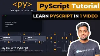 🔥 PyScript tutorial in one video | Pyscript tutorial | Run Python in the browser