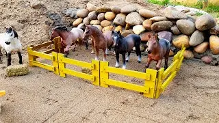 Diy tractor making a horse farm and agriculture land leveler machine | diy mini farm science project