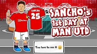 🔴Sanchos 1st Day at Man Utd!🔴 (Jadon Sancho Transfer Training First Day)