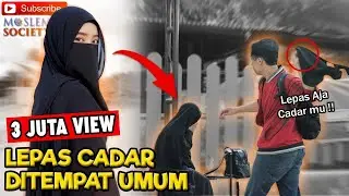 Social Experiment | PAKSA WANITA CANTIK LEPAS CADAR DI TEMPAT UMUM, SIAPA PEDULI ?