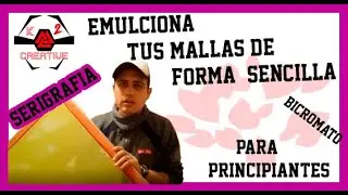 APrende!! CoMo Emulsionar una malla serigráfica (para principiantes)