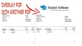 How to overlay two pdfs on top of each other and print
