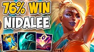 INSANE 1V9 BY KOREAN CHALLENGER 76% WIN RATE NIDALEE! | CHALLENGER NIDALEE JUNGLE GAMEPLAY | 12.11