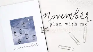 Plan With Me November 2020 | Bullet Journal Monthly Setup