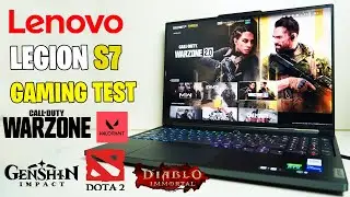 Lenovo LEGION S7 en Perú: Gaming Test: Warzone, Genshin Impact, Dota 2 y Diablo (RTX 3060)