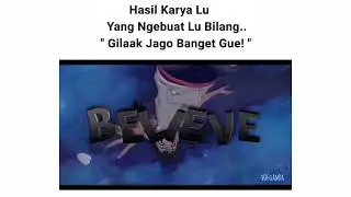 Hasil karya lu yang ngebuat lu bilang "Gilak jago banget gue!"