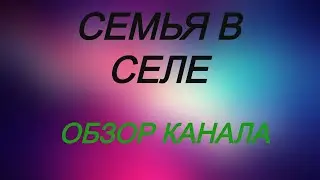Семья в селе. Обзор канала. Мнение обычного зрителя.