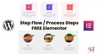 Create Step Flow in Elementor | Process Steps | Sequence Flow | FREE