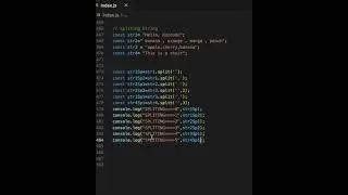 Split a String Using JavaScript #JavaScript #CodingTips #Programming #LearnToCode #WebDevelopment