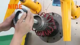 China Automatic fan motor stator coil winding inserter