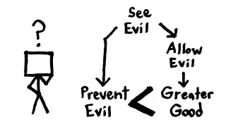 If Evils Lead to Greater Goods, Why Even Stop Evil?