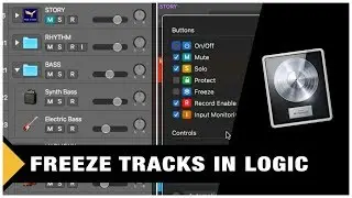 Freeze Tracks in Logic Pro X (Tutorial)