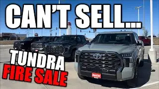 Dealership Lots FLOODED with UNSOLD Toyota Tundras!