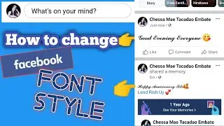 How To Change Facebook 𝔽𝕠𝕟𝕥 Style | How to change 𝔽𝕠𝕟𝕥 in Facebook post
