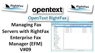 Managing Fax Servers with RightFax Enterprise Fax Manager (EFM) : Remove Server, Start Service