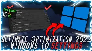 ⚙ OPTIMIZE WINDOWS 10/11 FOR MAX PERFORMANCE & GAMING | (2023) LOW END PC ULTIMATE OPTIMIZATION ⭐