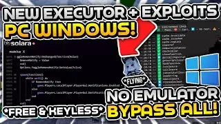 New Roblox Executor PC Windows Exploits : Bypass Byfron Free & Keyless : NO Emulator NO CRASH 100%