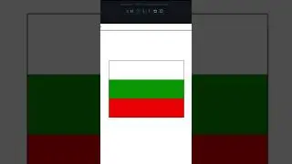 How to Draw Bulgaria Flag in Python Turtle Module #shorts #python #turtle #coding #flag #bulgaria