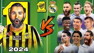 2024 Al ittihad Benzema VS REALMADRID Legends 🤯🔥💪(Ronaldo-Ramos-Bale)#video #football