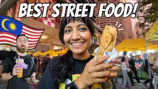 Our favourite STREET FOOD market in Kuala Lumpur! 🇲🇾 Laksa, Murtabak, and more!