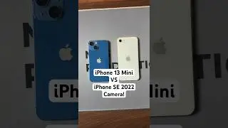 iPhone 13 Mini VS iPhone SE 2022 Camera! #iphone13mini