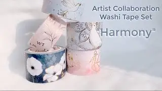 Harmony Washi Tape Set by @journal.away | Artist Collaboration Washi Tapes