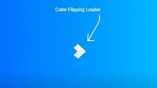 Cube Filp Card Loader Effect Using Html and CSS3