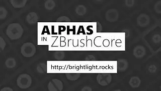 How to use Alphas in ZBrush and ZBrushCore