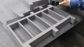 Резка ложементов из изолона