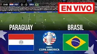 🔴PARAGUAY vs BRASIL EN VIVO | Copa América 2024 | Partido En vivo Ahora