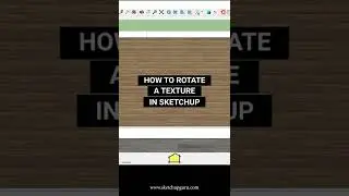 How to rotate a texture in Sketchup?